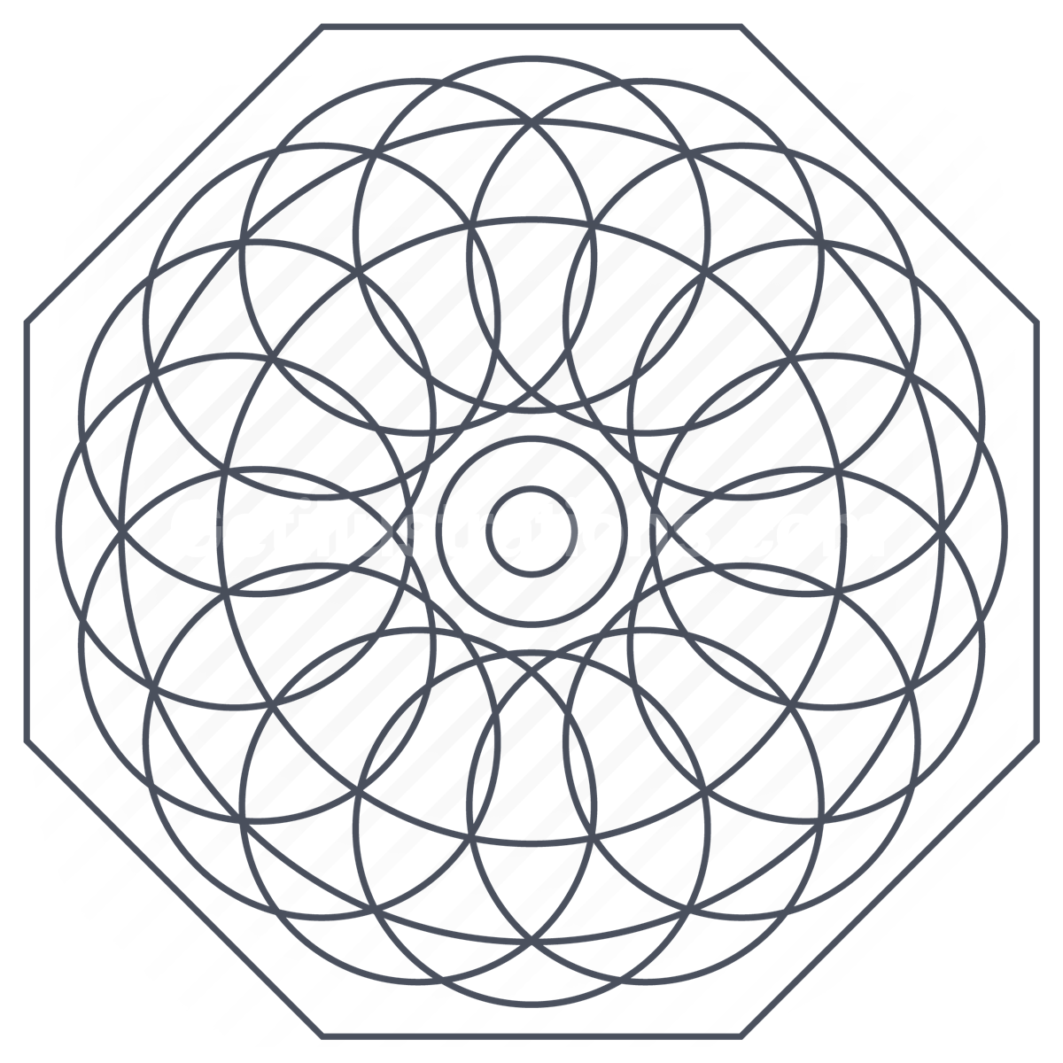 shape, shapes, element, sacred, geometry, hexagon, circle, circles